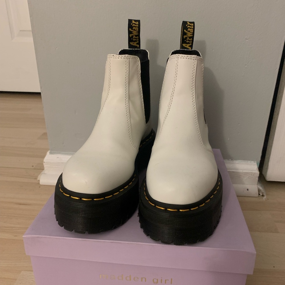 White Doc Martens 2976